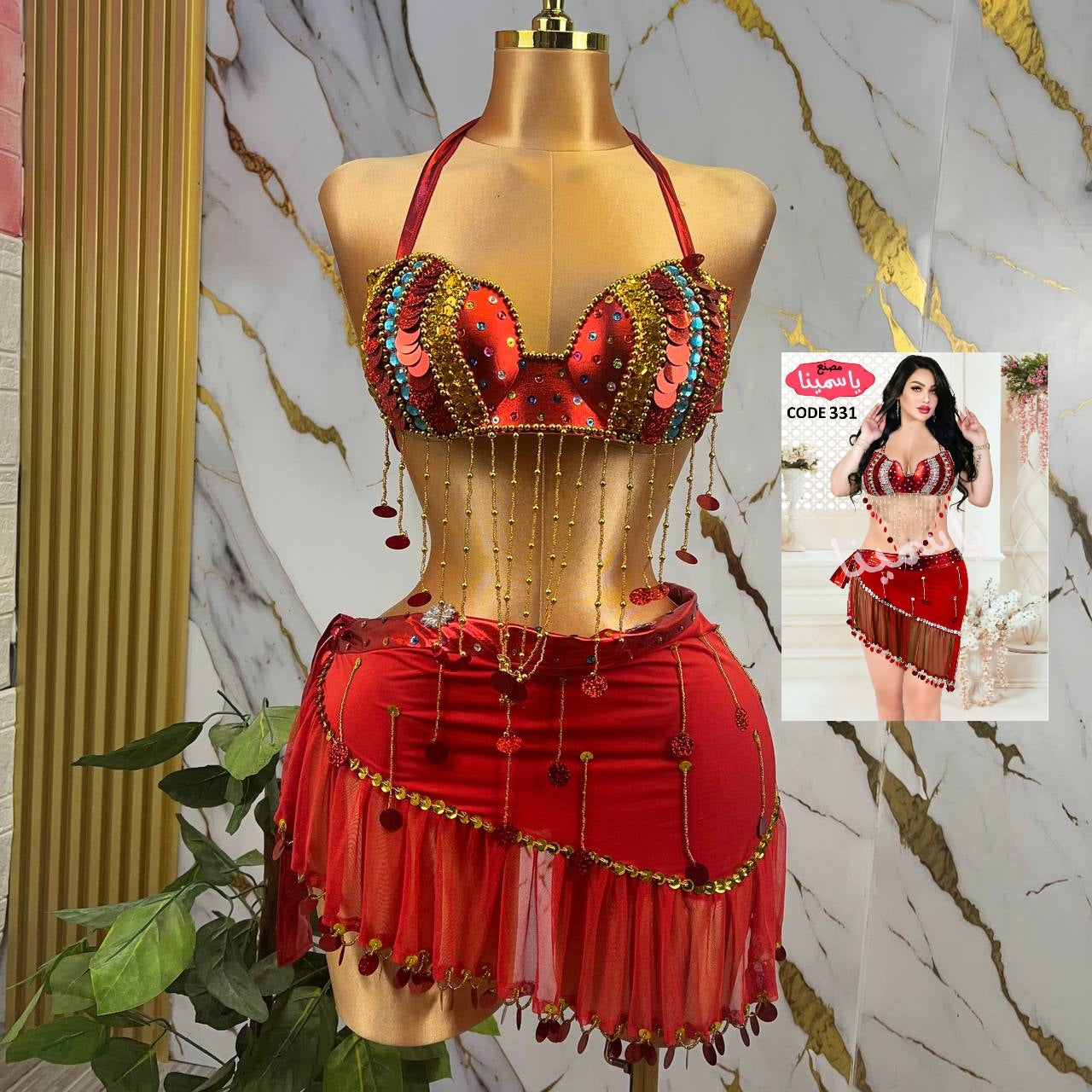 بذلة رقص شرقي فاخرة 331