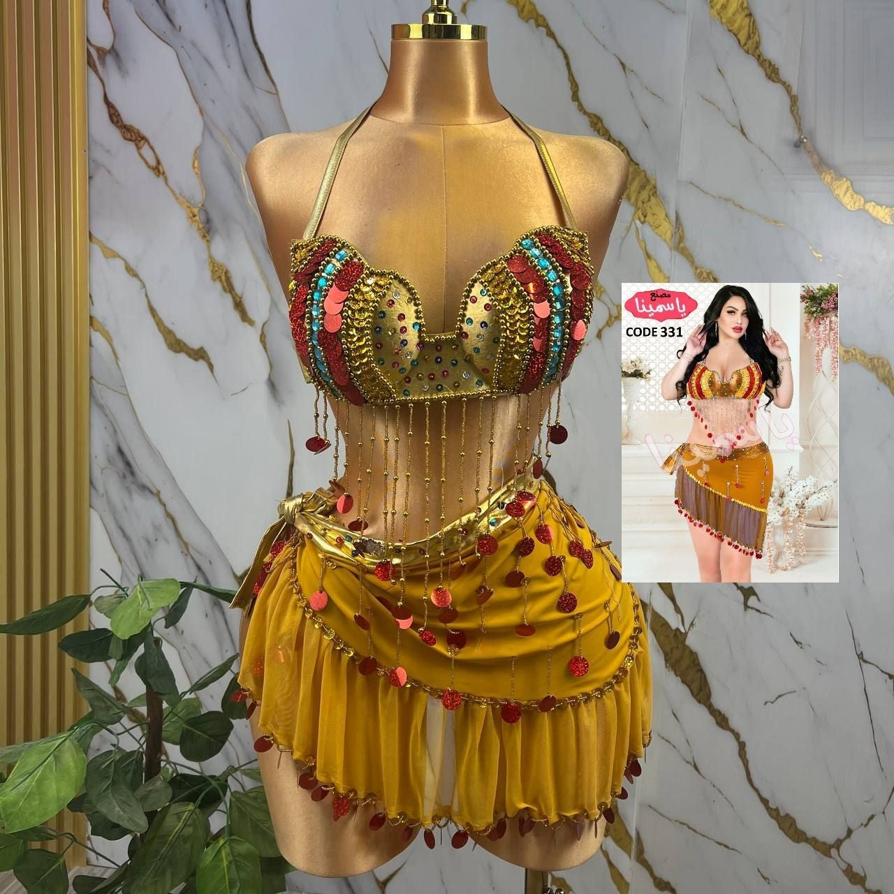 بذلة رقص شرقي فاخرة 331