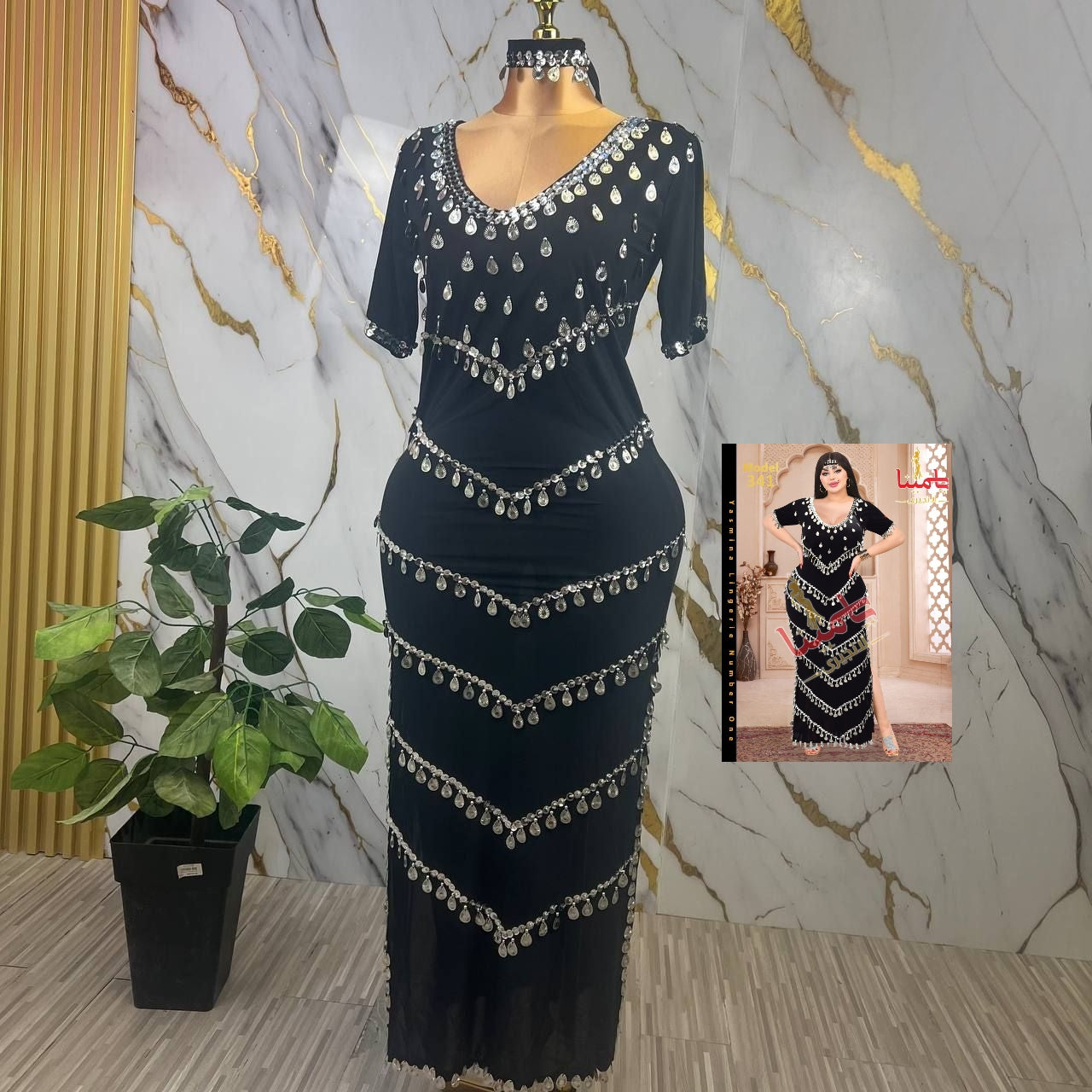 روب رقص شرقي فاخرة 341