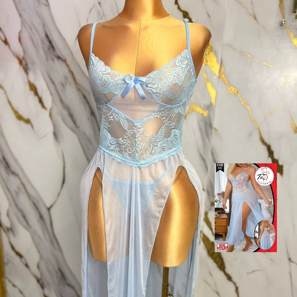 روب لانجيري مقاس كبير فاخرة - 009