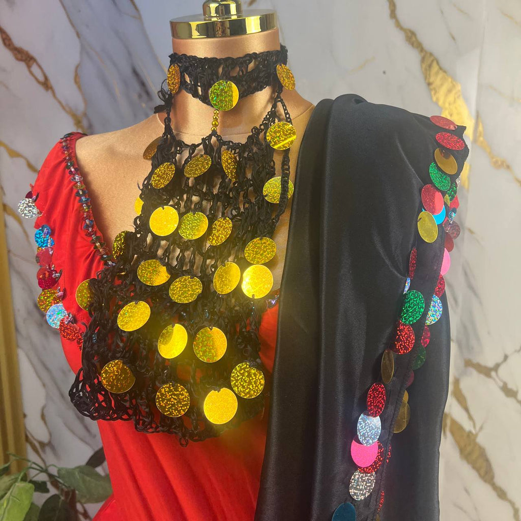 بذلة رقص مصرية -03 قطع 207