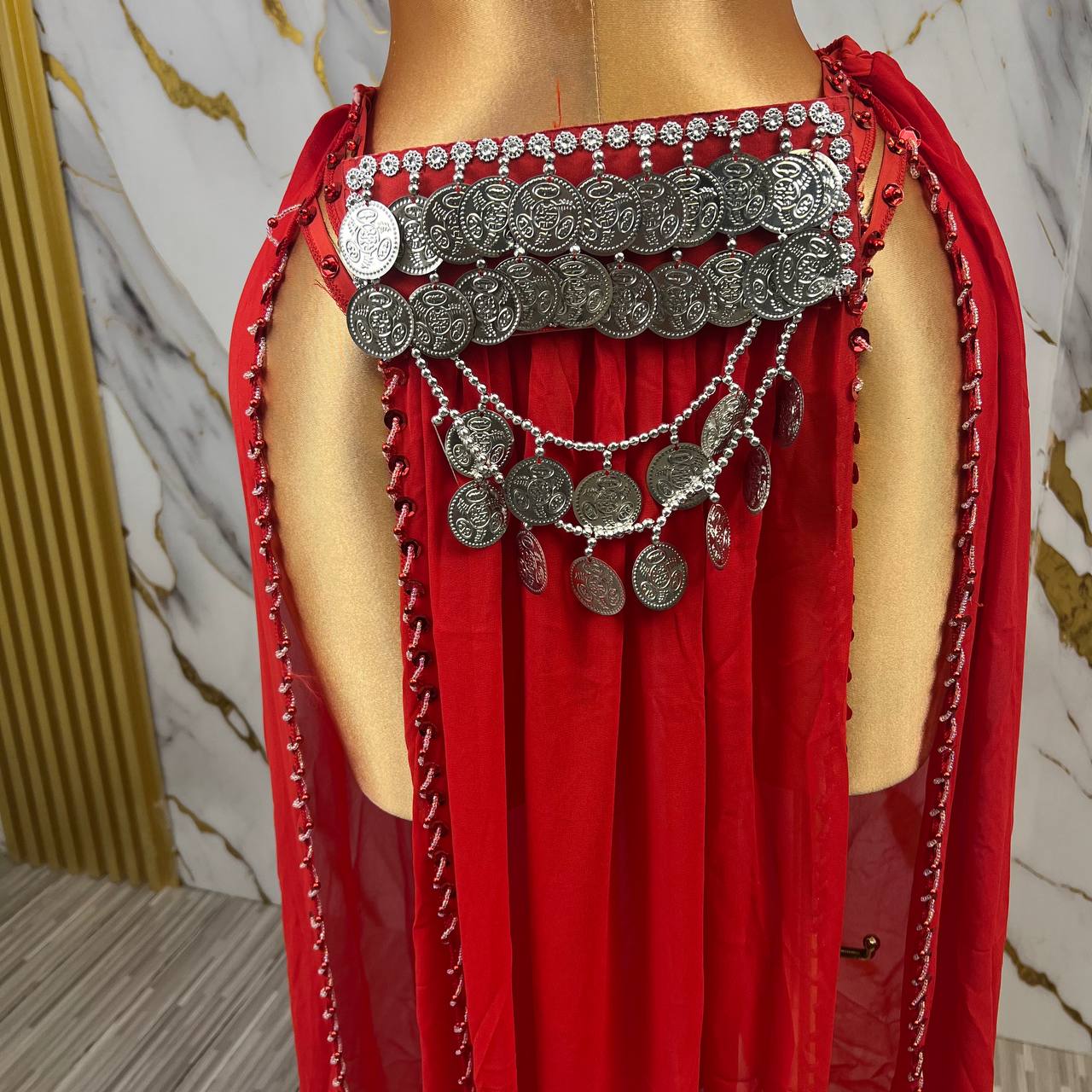 بذلة رقص مصرية فاخرة 03 قطع-321