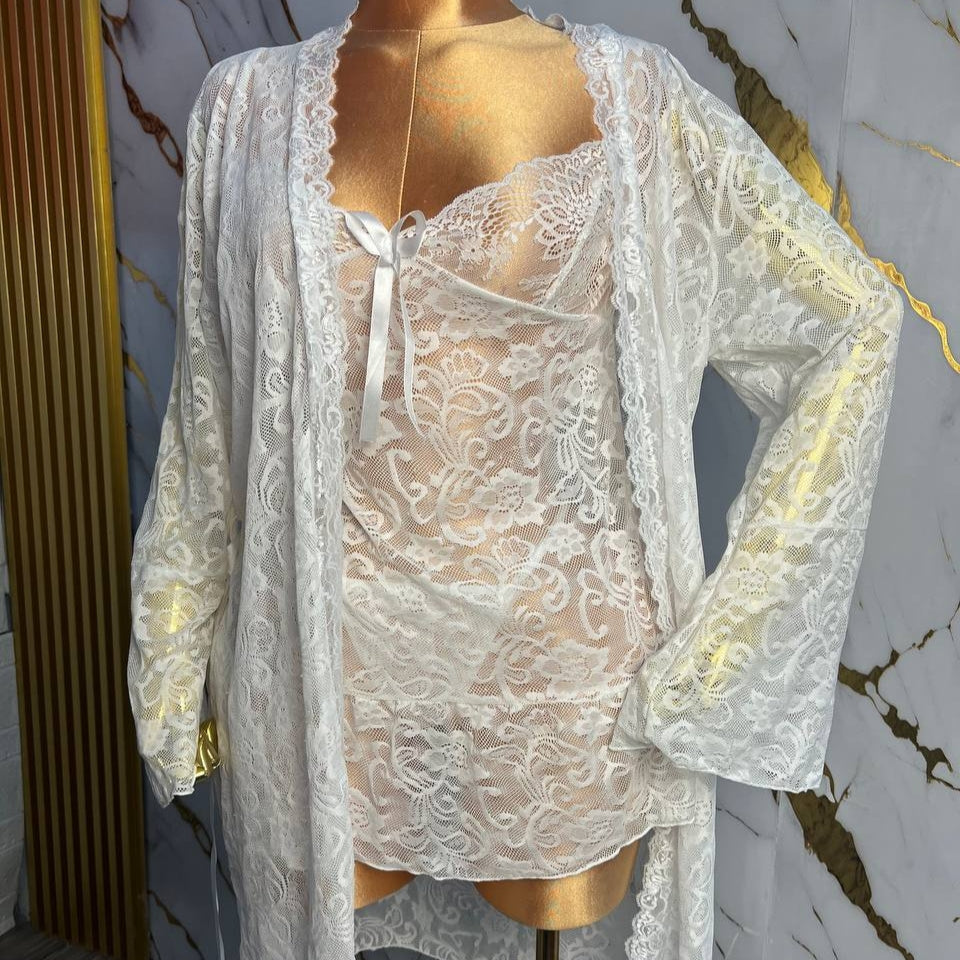 ديزابي ابيض فاخر 03 قطع - 00169