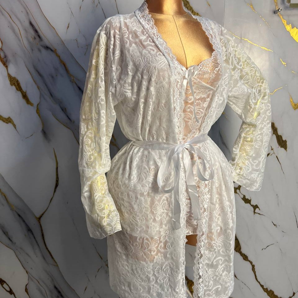 ديزابي ابيض فاخر 03 قطع - 00169